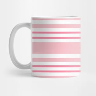 Pink horizontal stripes Mug